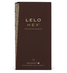 LELO HEX CONDOMS RESPECT XL 12 PACK