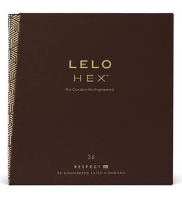 LELO HEX CONDOMS RESPECT XL 36 PACK