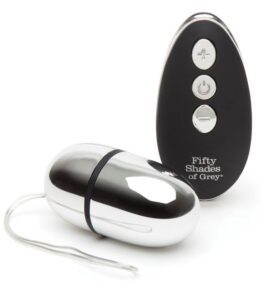 FIFTY SHADES OF GREY RELENTLESS VIBRATIONS REMOTE CONTROL PLEASURE EGG