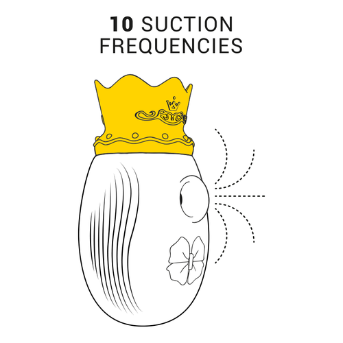 STIMOLATORE INTENSO DEL CLIT 10 FREQUENZE DI LECCATA E ASPIRAZIONE - BLU_1