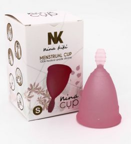 COPPA MENSTRUALE NINA TAGLIA S ROSA 6 + 1 GRATIS