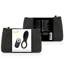 COQUETTE COCK RING REMOTE CONTROL RECHARGEABLE BLACK/ GOLD