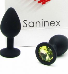 SANINEX PLUG INTENSE ORGASMIC ANAL SEX UNISEX BLACK