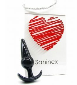 SANINEX PLUG INITIATION ORGASMIC ANAL SEX UNISEX-BASIC LINE BLACK
