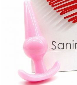 SANINEX PLUG INITIATION ORGASMIC ANAL SEX UNISEX-BASIC LINE PINK