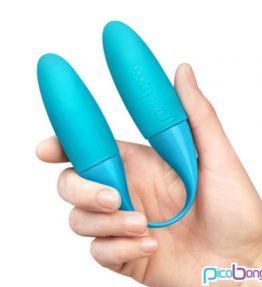 DOUBLE VIBRATOR MAHANA 2 BLUE PICOBONG