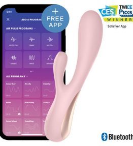 SATISFYER MONO FLEX ROSA CON APP