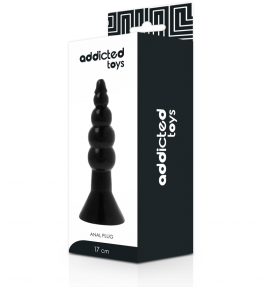 ADDICTED TOYS ANAL PLUG 17CM BLACK