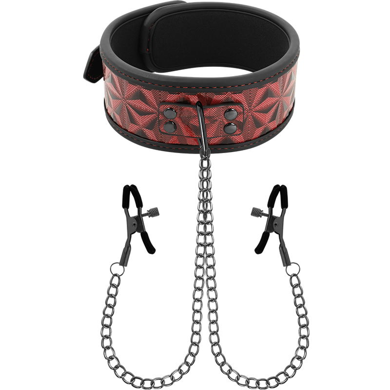 COLLANA BEGME RED EDITION CON CATENE E CAPEZZOLI