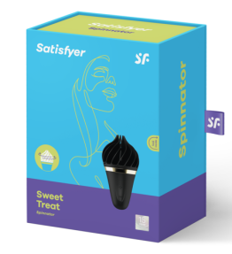 SATISFYER SWEET TREAT SPINNATOR - BLACK