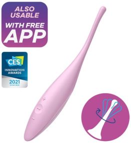 SATISFYER TWIRLING JOY CLIT TIP STIMOLANTE - ROSA