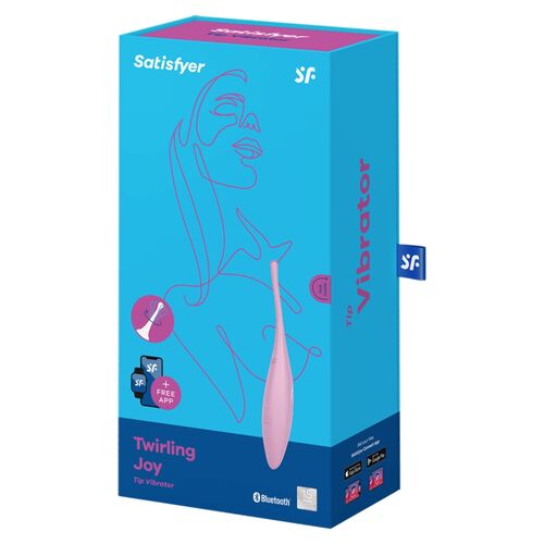 SATISFYER TWIRLING JOY CLIT PUNTA STIMOLANTE - ROSA.1