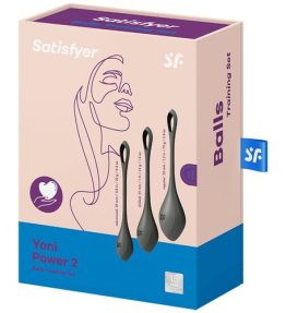 SET ALLENAMENTO SATISFYER YONI POWER 2 - NERO