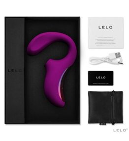 LELO ENIGMA CRUISE DUAL STIMOLATION SONIC MASSAGER DEEP ROSE