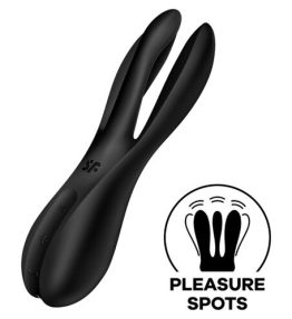 VIBRATORE SATISFYER THREESOME 2 - NERO